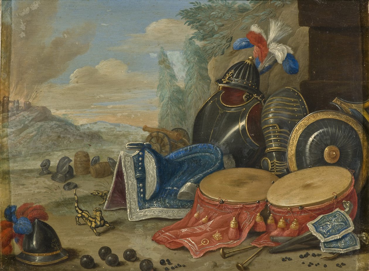 Emblemi di guerra da Jan van the Elder Kessel