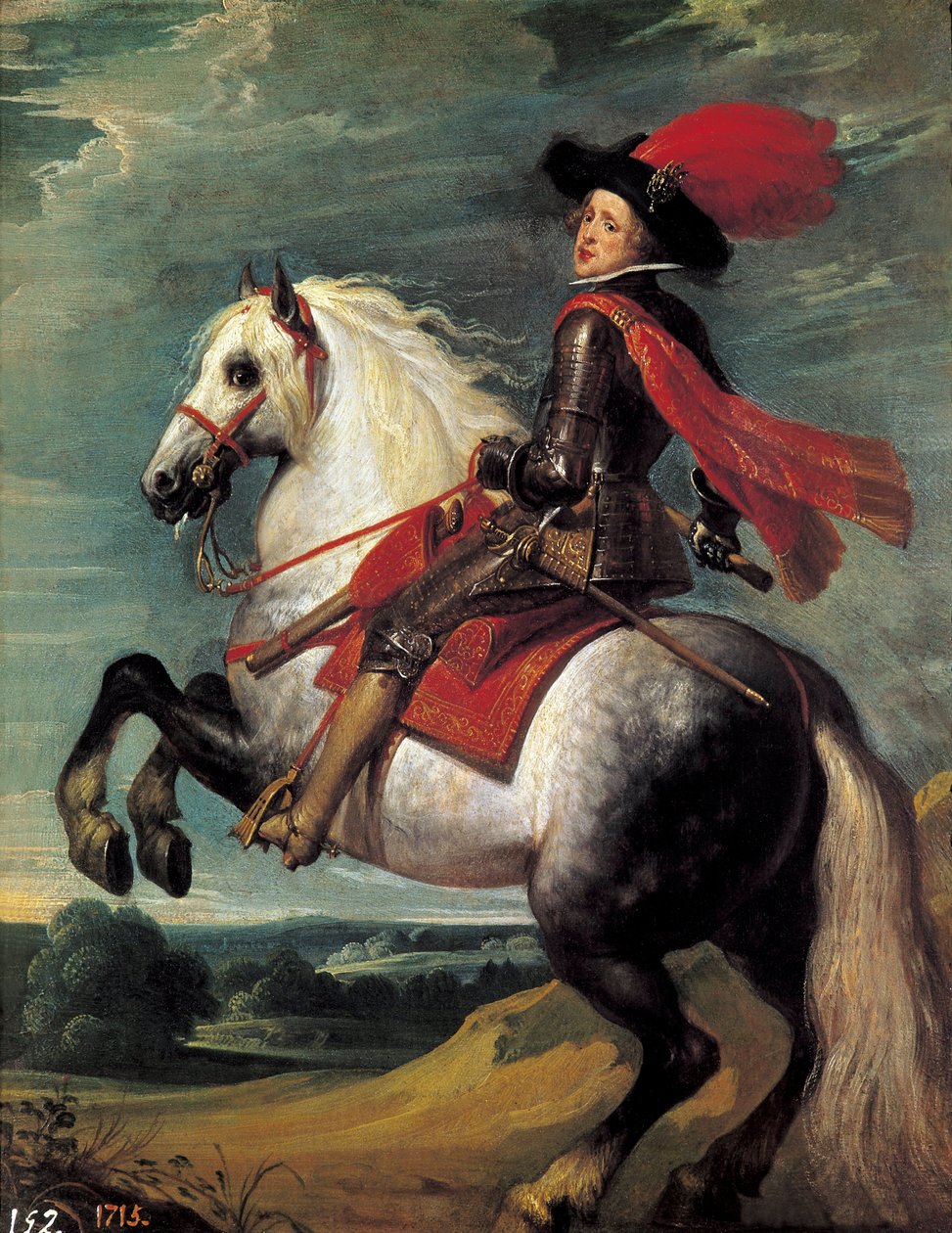 Ritratto equestre di Filippo IV. Filippo IV, re di Spagna rappresentato all