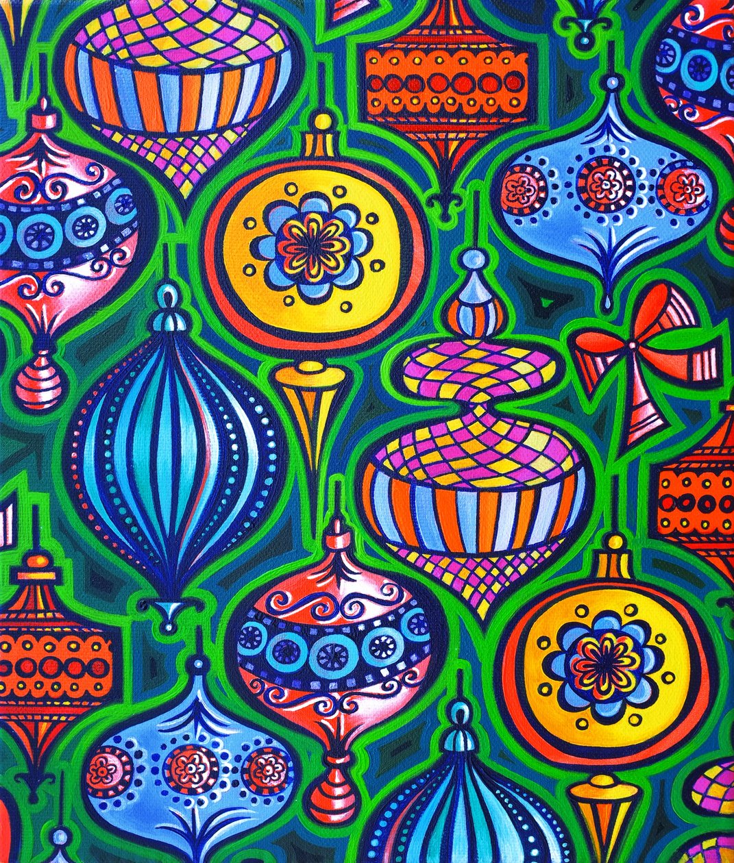Palline di Natale, 2015 da Jane Tattersfield
