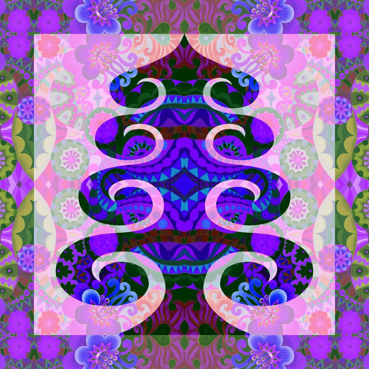 Albero in viola, 2020 da Jane Tattersfield
