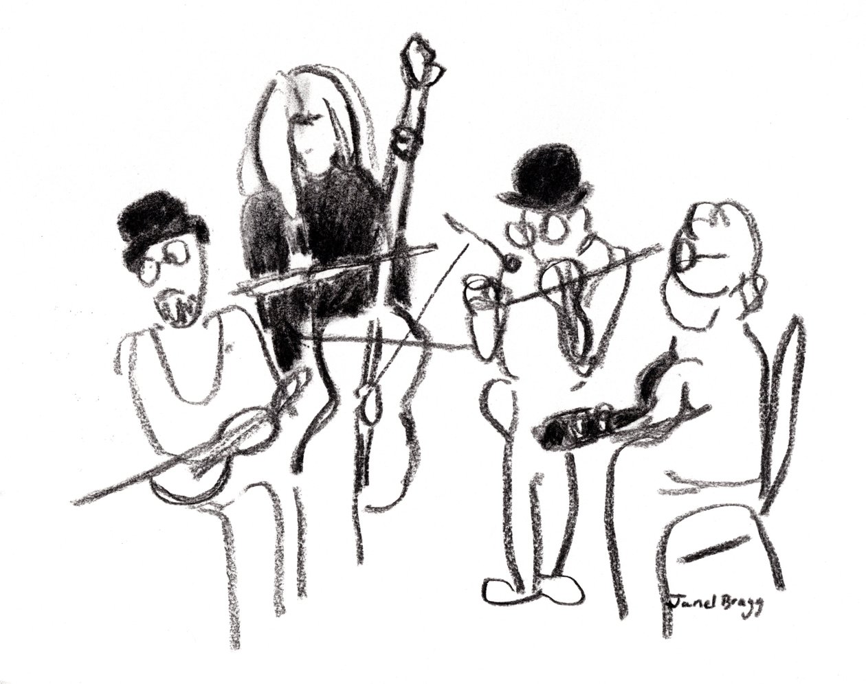 Musicisti al Festival Vittoriano, c.2021 da Janel Bragg