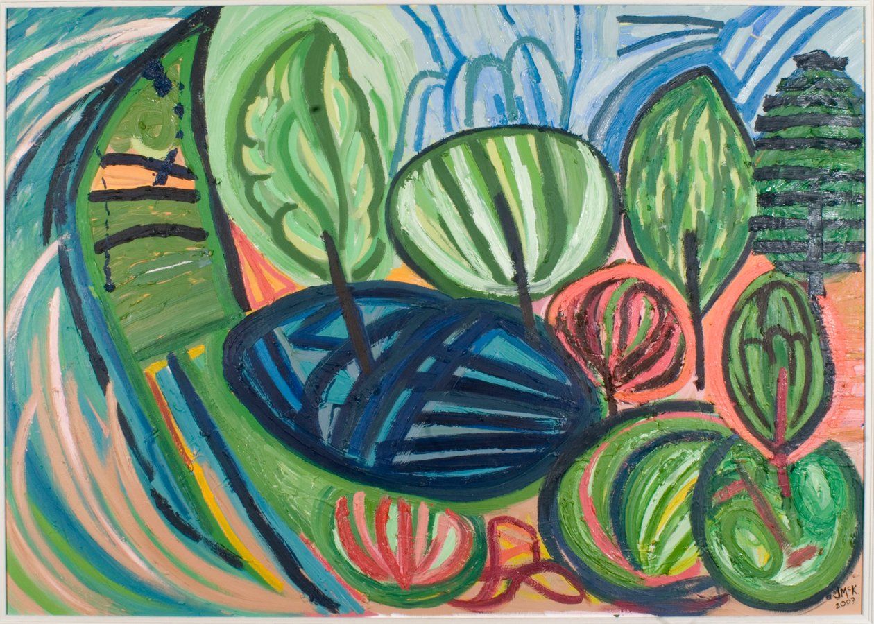 Bosco di Wormiston, estate da Janet McKenzie