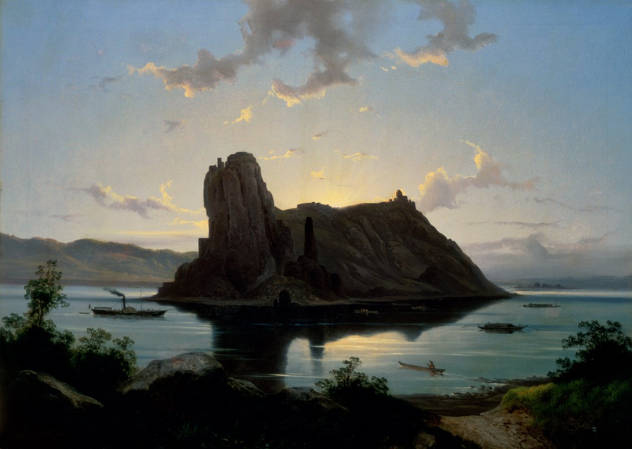 Il castello di Deveny, Ungheria da Janos Hofbauer