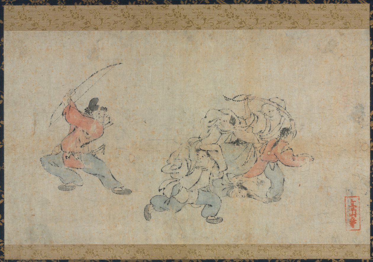 Toba-e (Immagine Comica) da Japan, Edo period