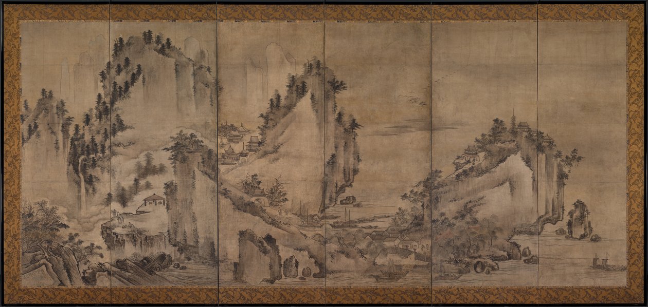 Paesaggio da Japan, Muromachi period