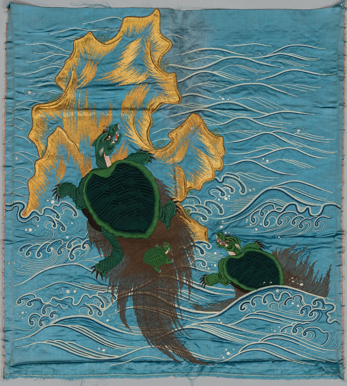 Fukusa Ricamato da Japan, late 19th early 20th century