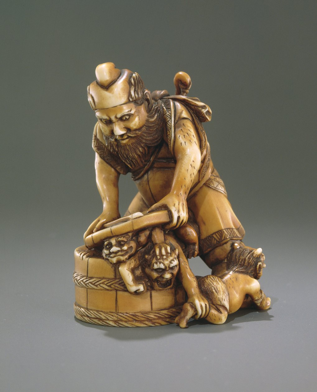 Figura di Shoki il domatore di demoni da Japanese School