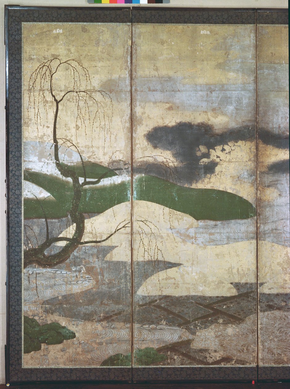 Paesaggio al chiaro di luna da Japanese School