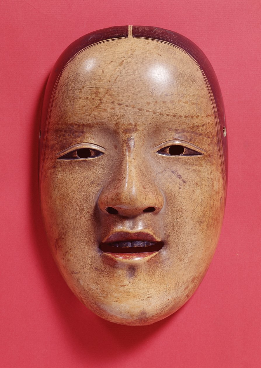 Maschera del teatro No da Japanese School