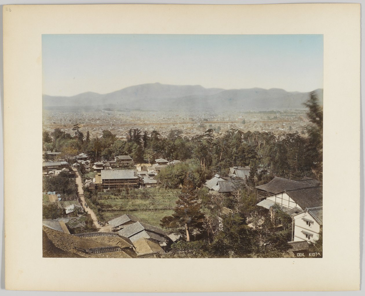 Kyoto, Giappone (foto colorata a mano) da Japanese Photographer