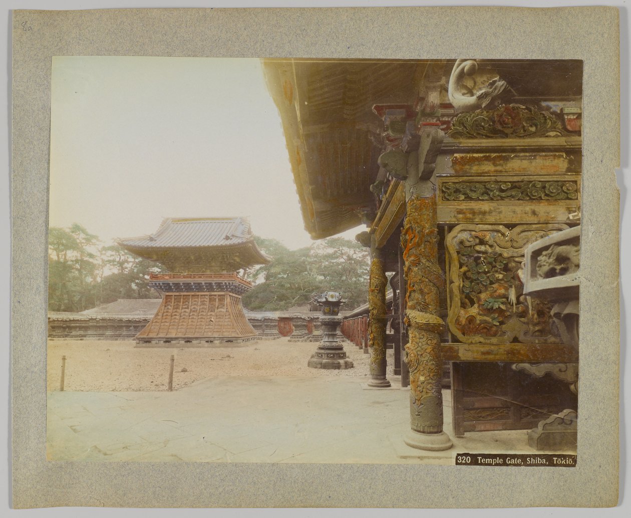 Cancello del tempio, Shiba Park, Tokyo, Giappone da Japanese Photographer