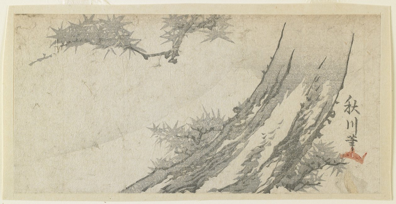 (Albero di acero e Monte Fuji) da Japanese School
