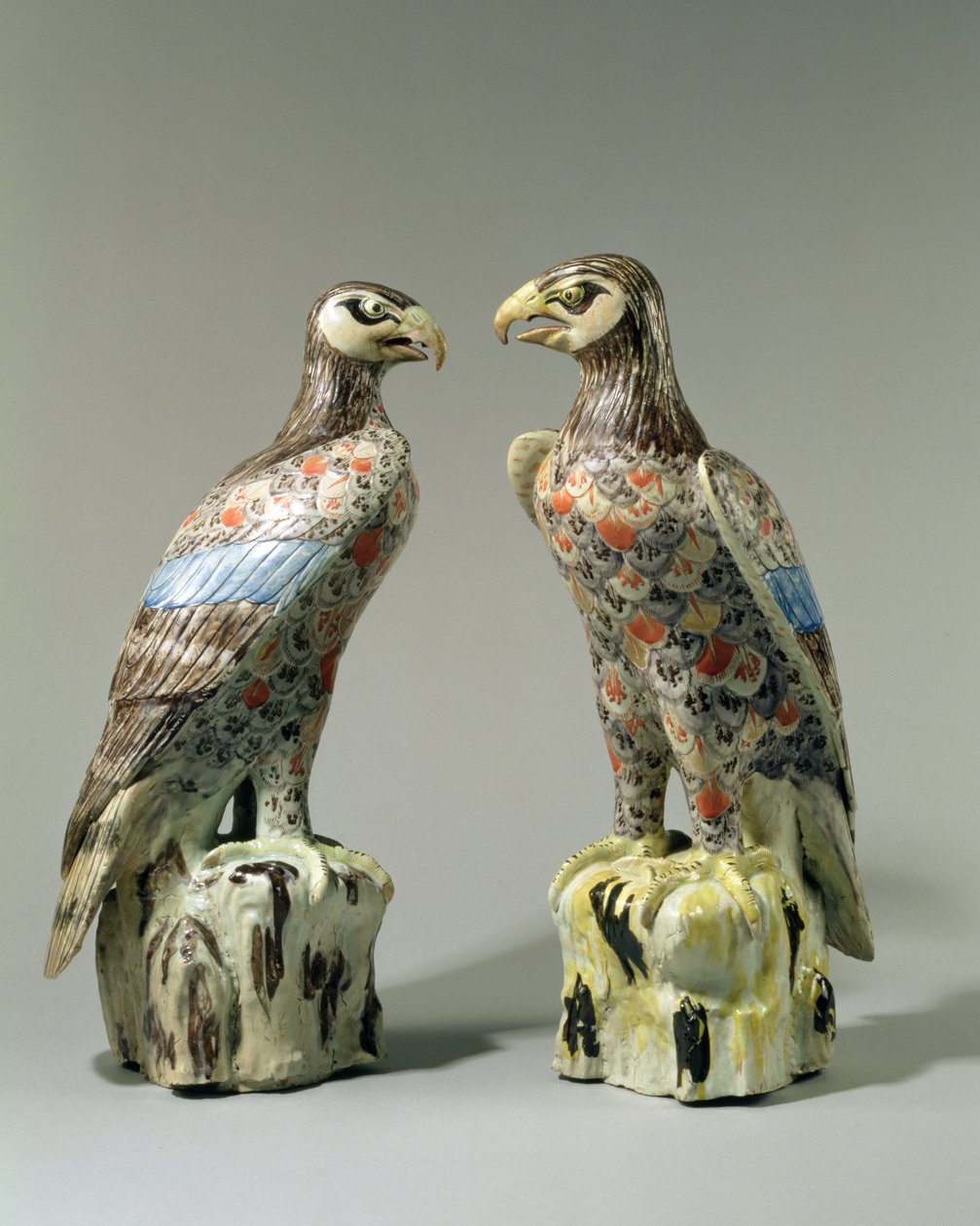 Una coppia di aquile di Arita, 1695 da Japanese School