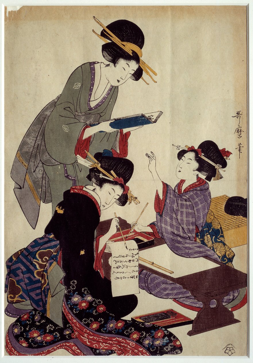 Arte giapponese: scrittura del gioco shogi da Japanese School