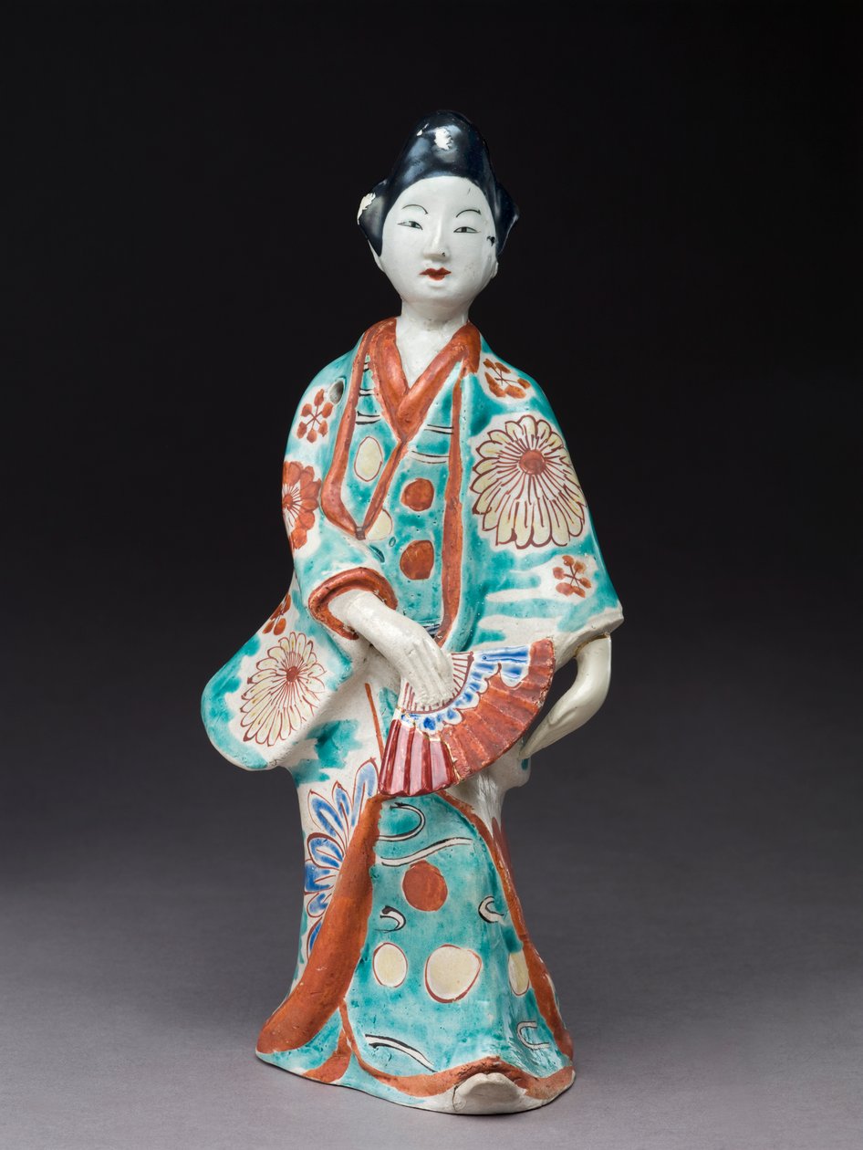 Figura di una donna danzante, giapponese, probabilmente XVII secolo da Japanese School