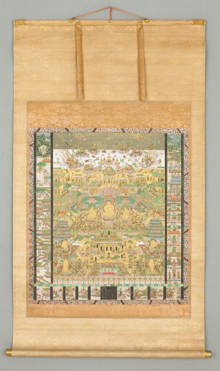 Illustrazione del Sutra della contemplazione
(Taima Mandara) da Japanese School