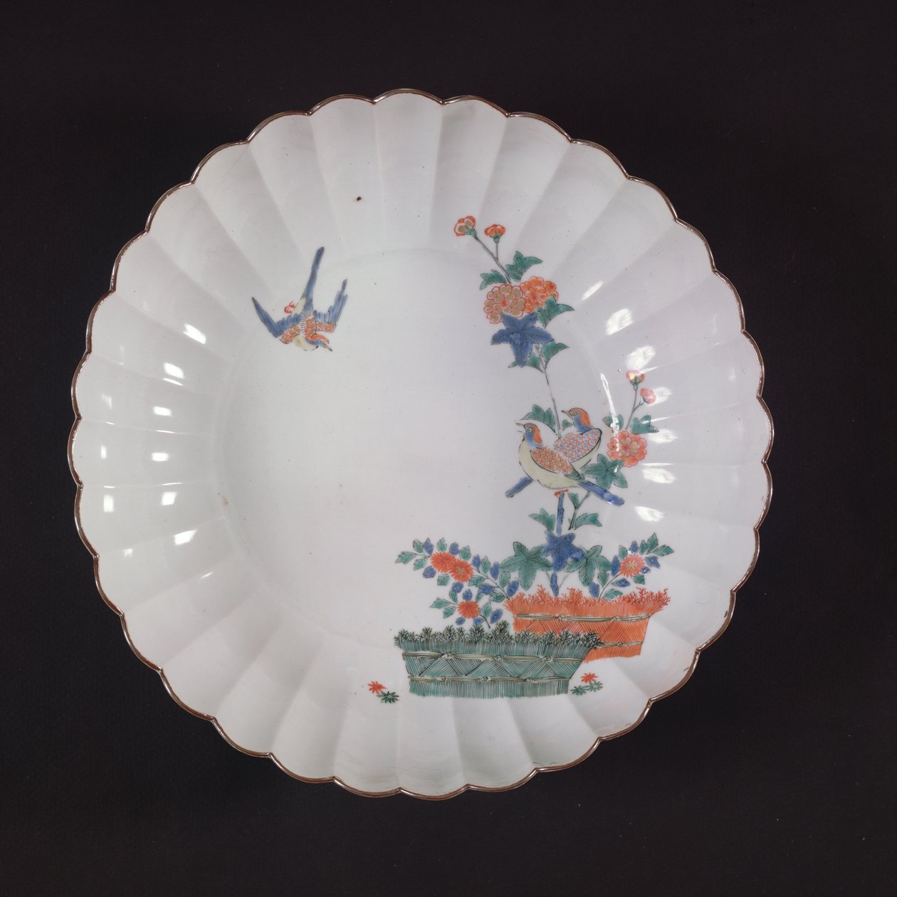 Grande piatto Kakiemon, Periodo Edo da Japanese School