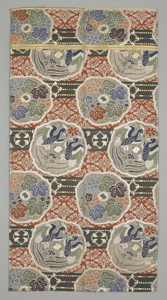 Frammento di Obi, fine XIX-inizio XX secolo da Japanese School