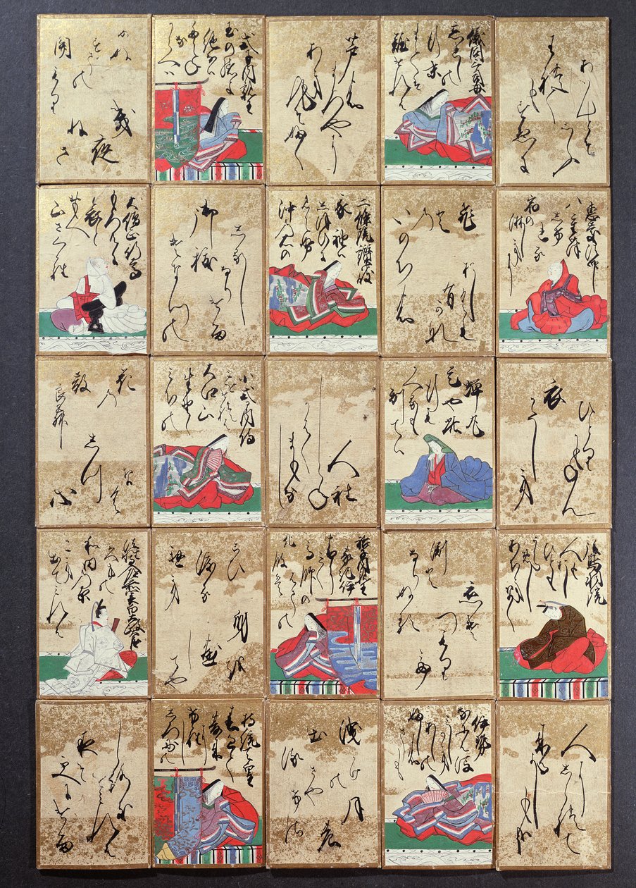 Carte da gioco con 100 poeti e poesie, vendute all