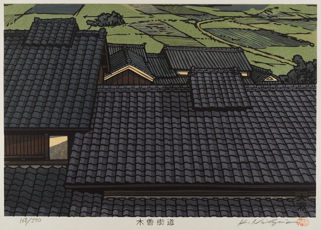 Tetto dalla serie Kisokaido da Japanese School