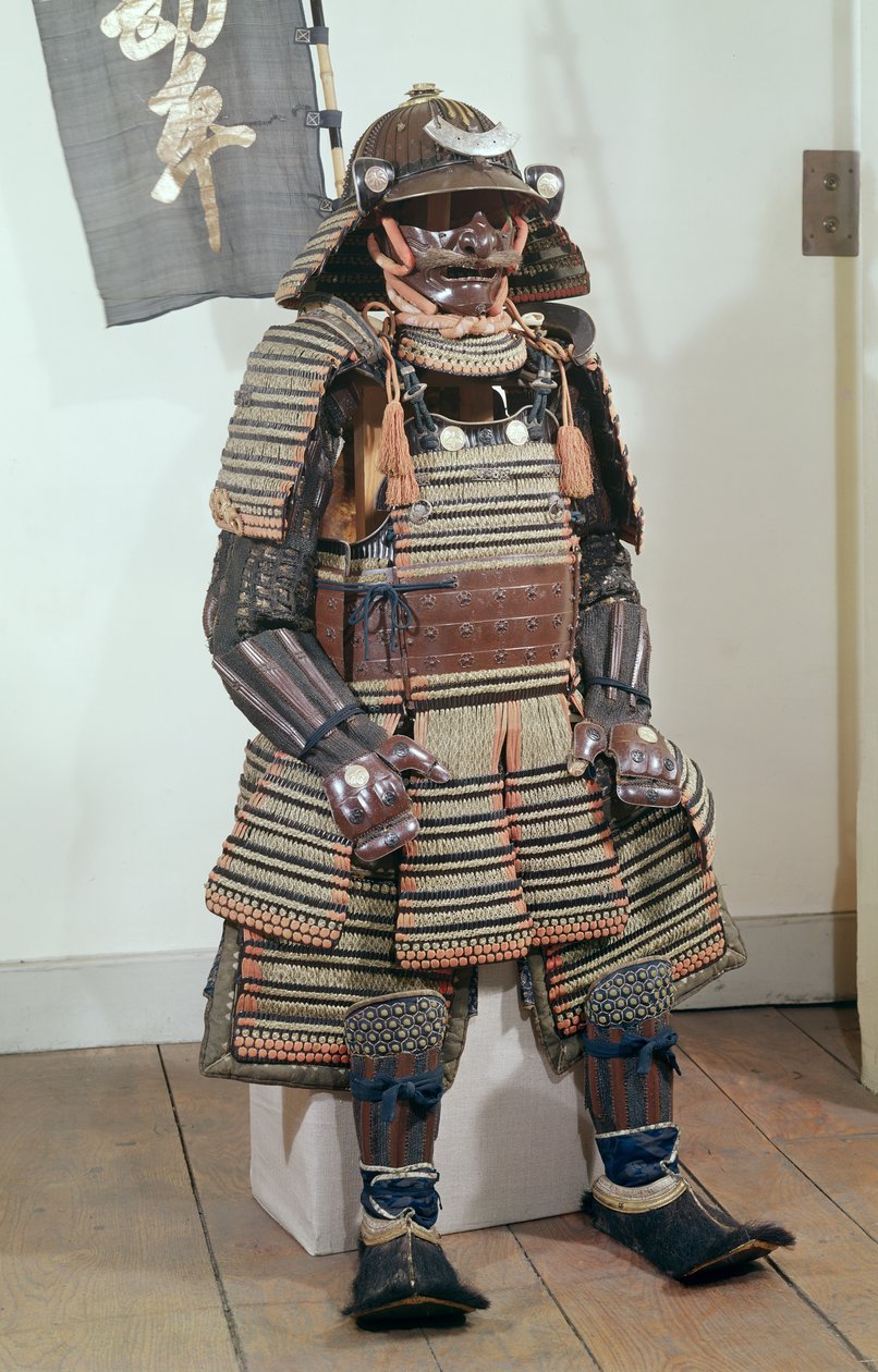 Armatura dei guerrieri samurai da Japanese School