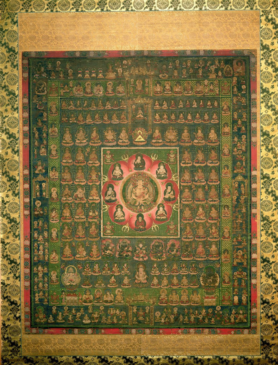 Taizo-kai Mandara, periodo Kamakura da Japanese School