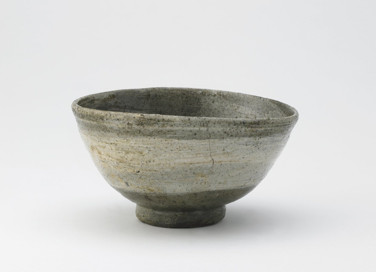 Ciotola da tè, tipo hakeme, periodo Edo, XVIII-metà XIX secolo da Japanese School