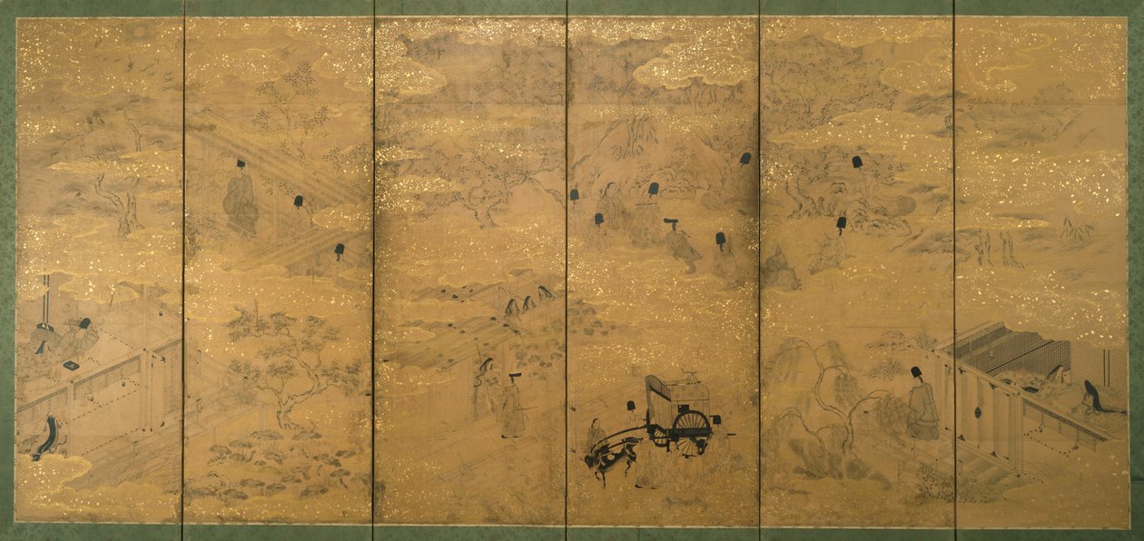 Il Racconto di Genji, fine XVII-inizio XVIII secolo da Japanese School