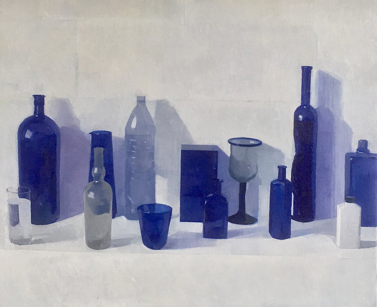 All Blues, 2019 (olio su tela) da Jason Line