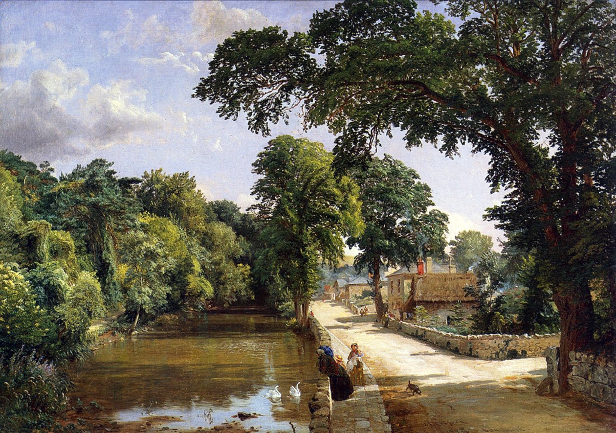 Bonchurch, Isola di Wight, 1859 da Jasper Francis Cropsey
