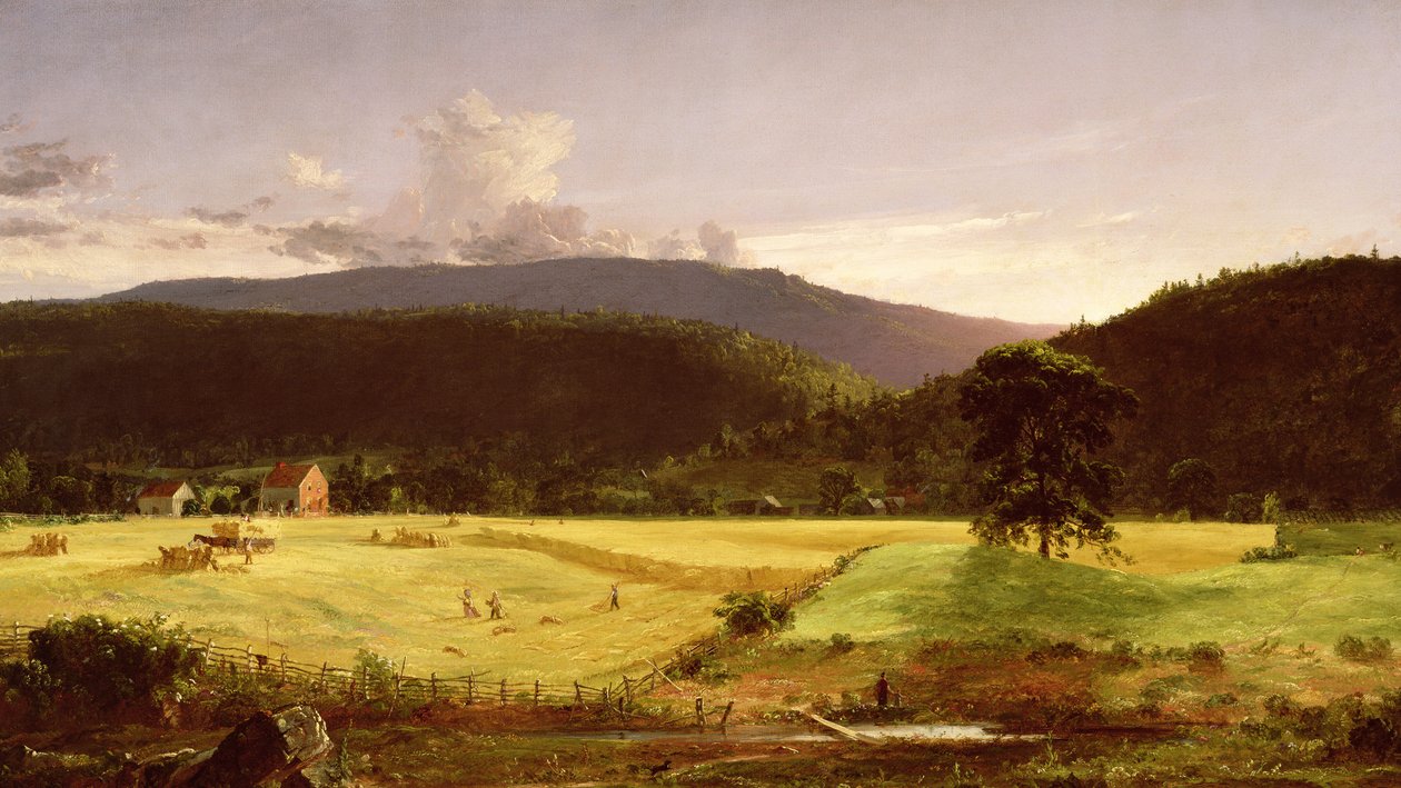 Montagne di Bareford, West Milford, New Jersey, 1850 da Jasper Francis Cropsey