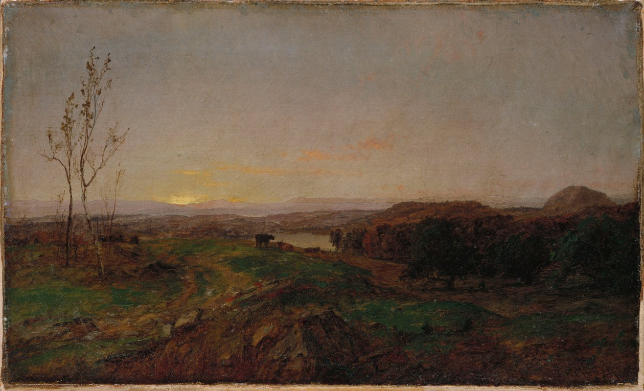 Paesaggio di prima sera da Jasper Francis Cropsey