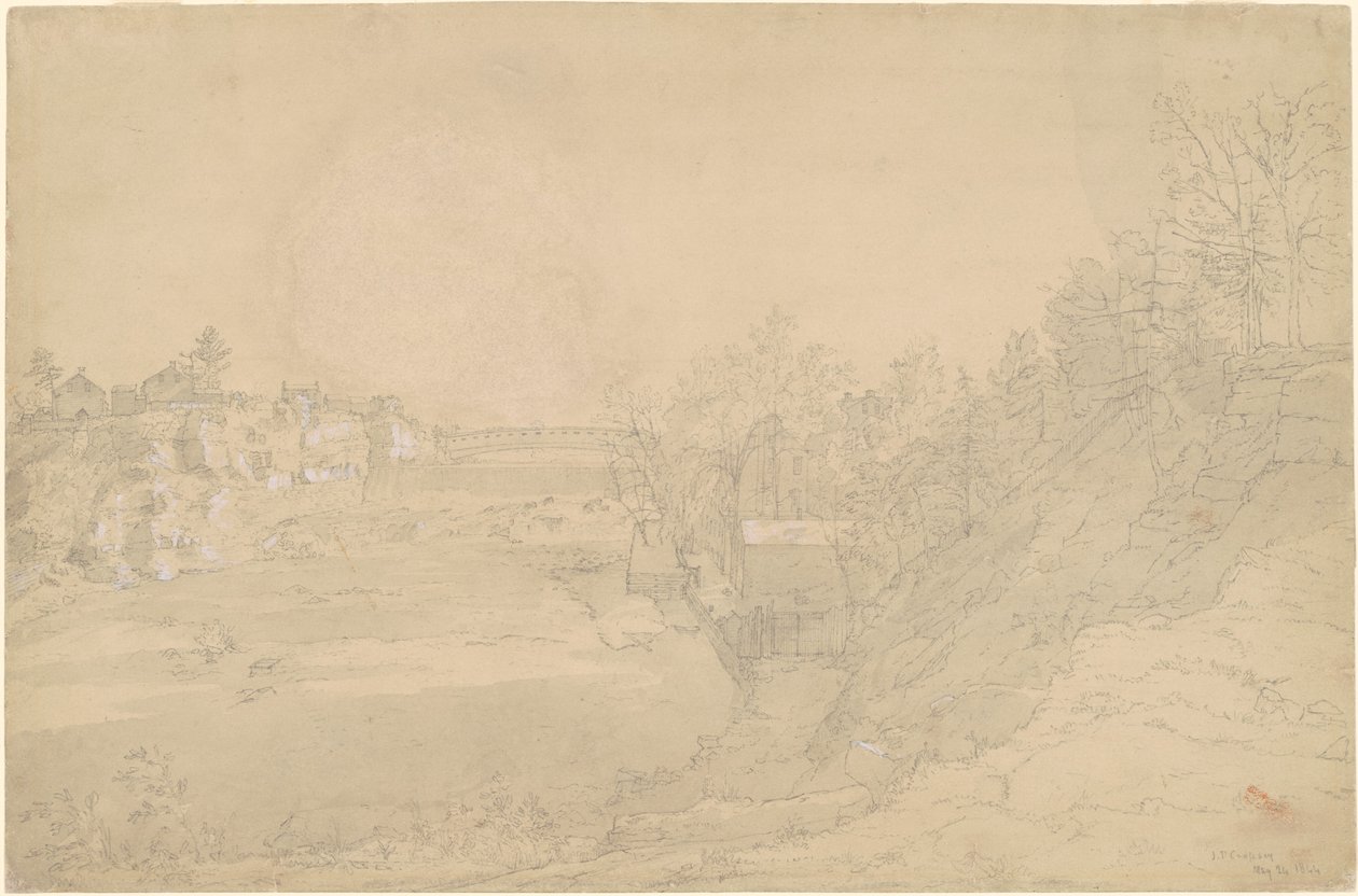Mulino di piombo di James McCullough da Jasper Francis Cropsey