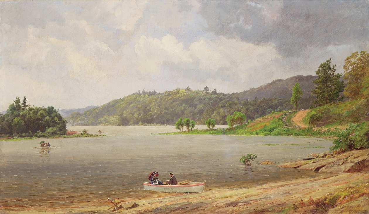 Sul lago Wawayanda, New Jersey da Jasper Francis Cropsey
