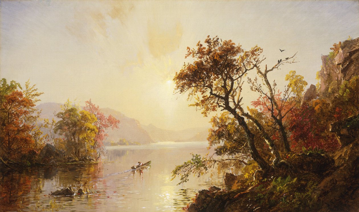 Remare fuori da una baia, 1878 da Jasper Francis Cropsey