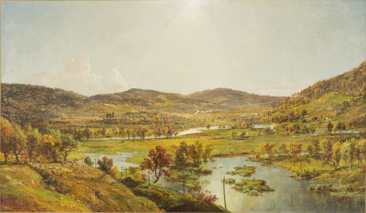 Le pianure di Sidney, alla confluenza dei fiumi Susquehanna e Unadilla da Jasper Francis Cropsey