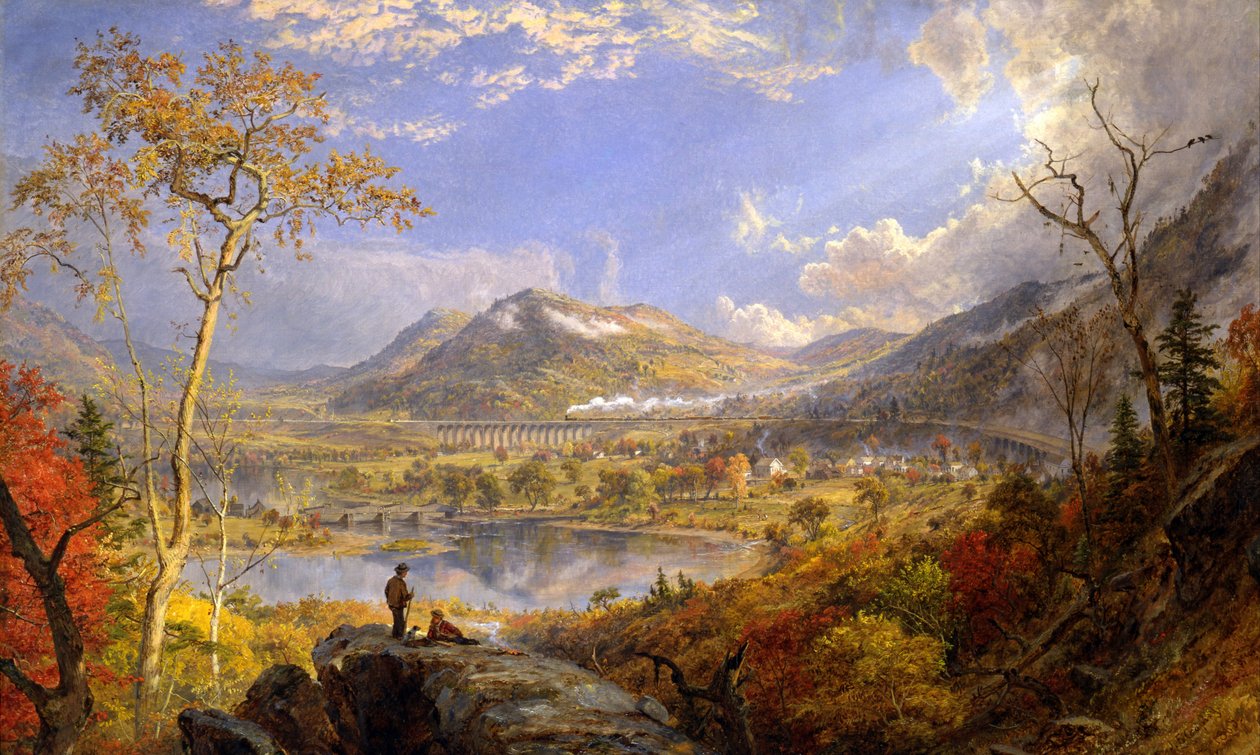 Starrucca Viaduct, Pennsylvania da Jasper Francis Cropsey
