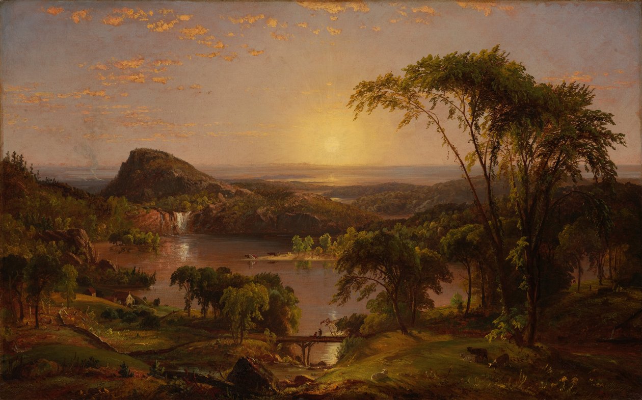 Estate, lago Ontario da Jasper Francis Cropsey