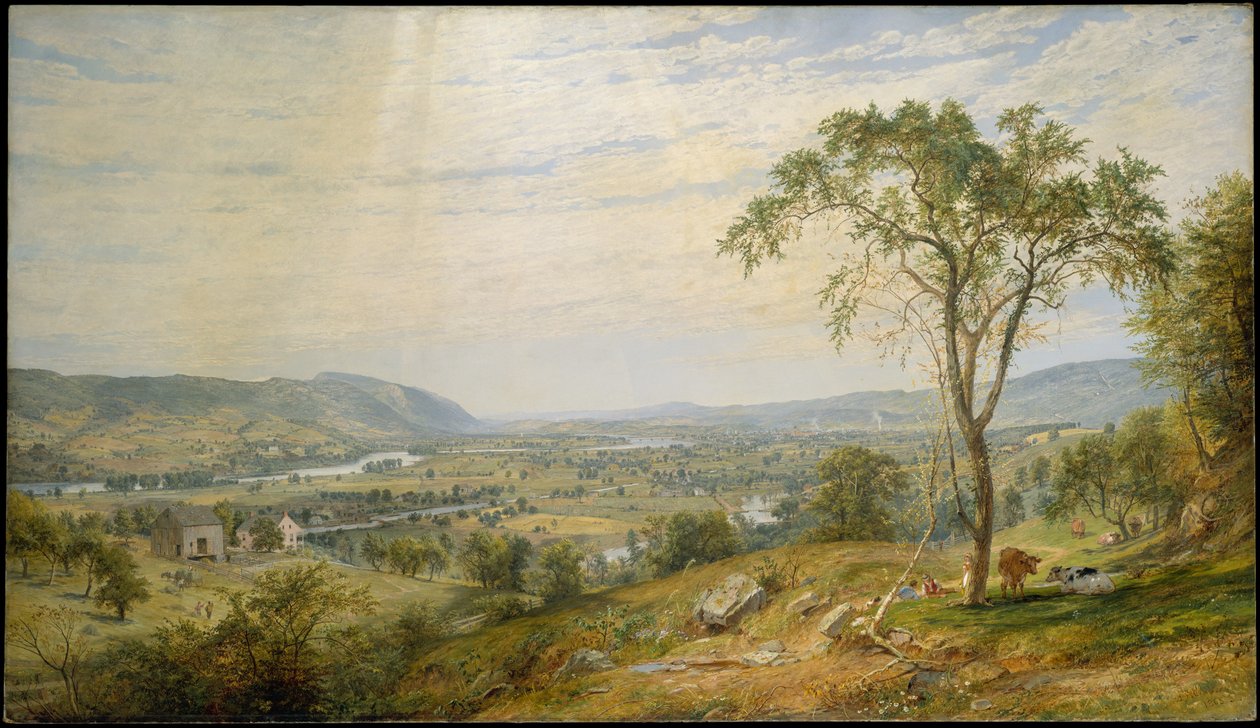 La valle del Wyoming da Jasper Francis Cropsey
