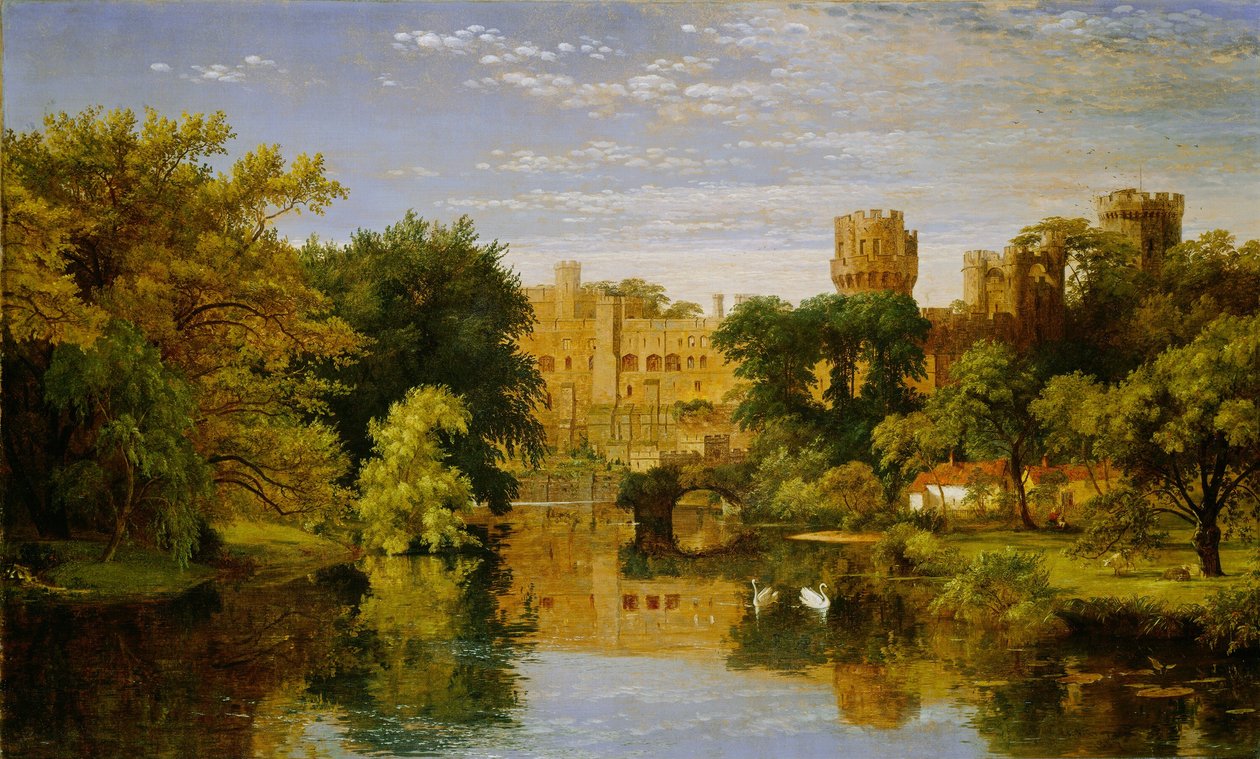 Castello di Warwick, Inghilterra da Jasper Francis Cropsey