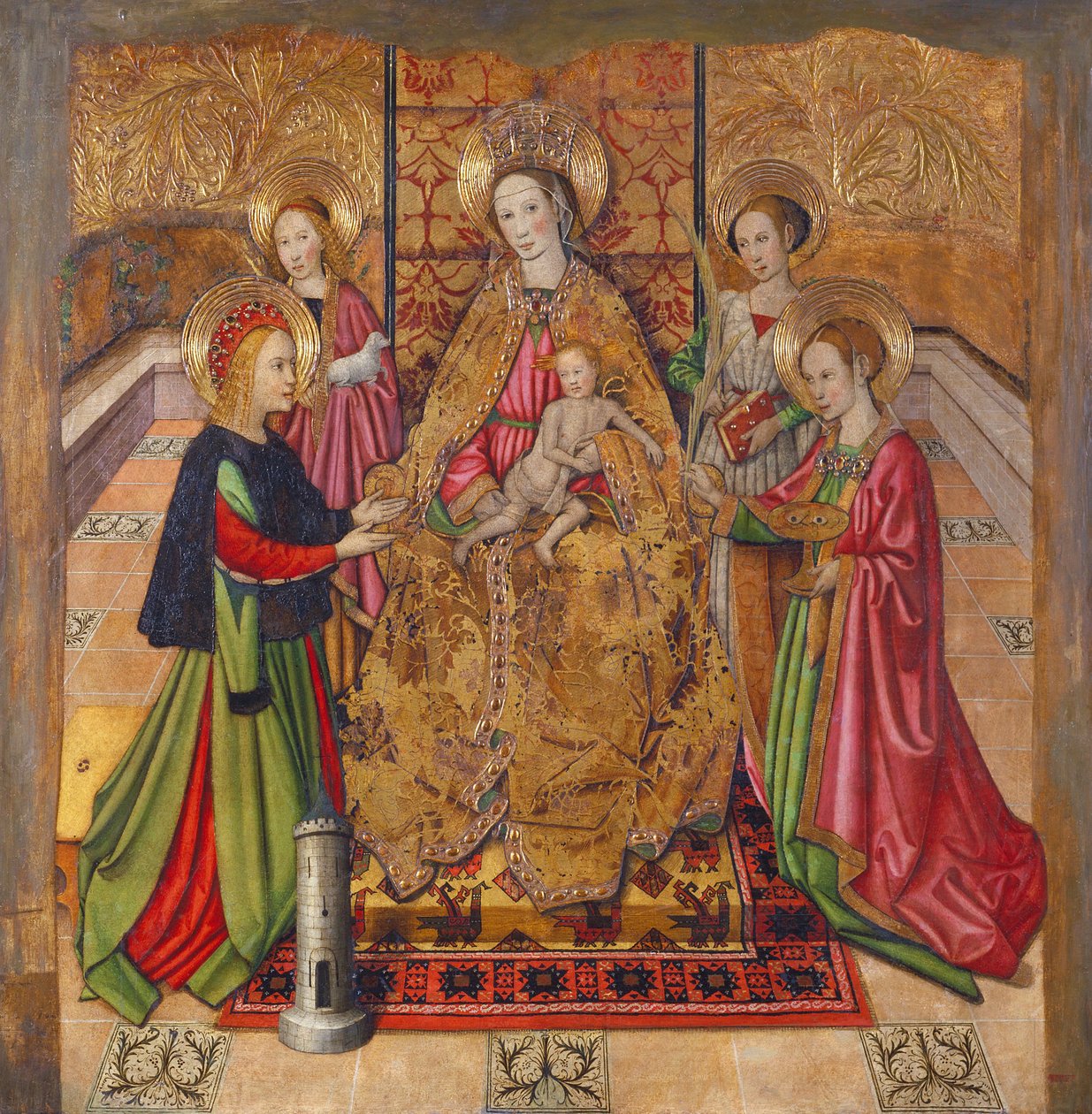 Vergine e santi da Jaume Huguet
