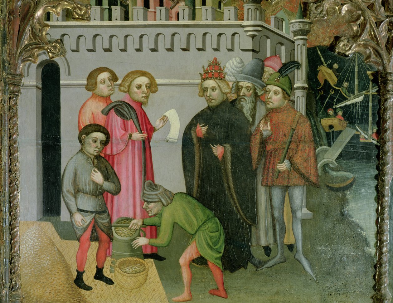 La miracolosa moltiplicazione del grano (dettaglio) da Jaume Cabrera