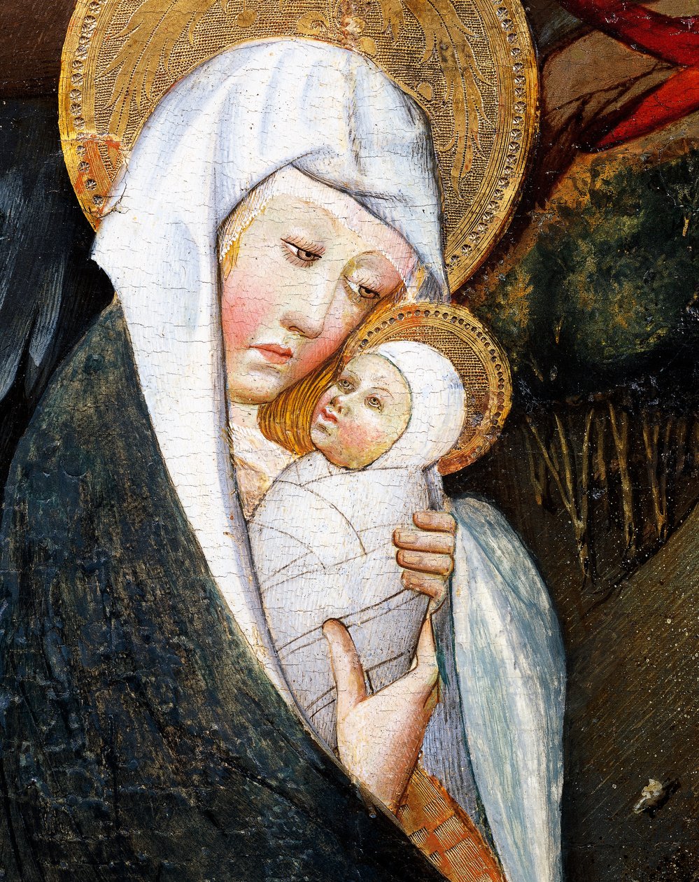 Maria e Bambino (dettaglio) da Jaume Ferrer