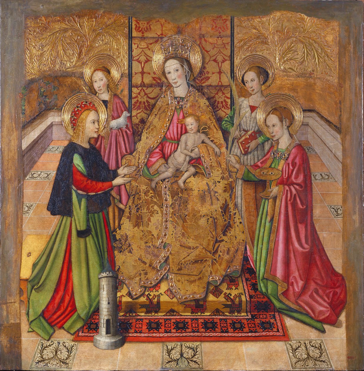 Vergine e Santi da Jaume Huguet