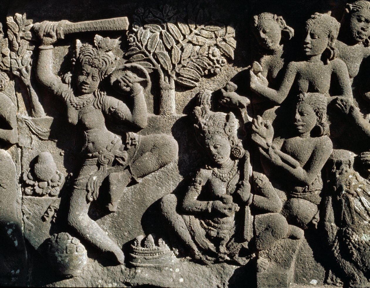Rilievo dal tempio indù da Javanese School