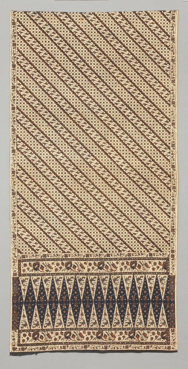 Sarong (kain kapala) da Javanese School
