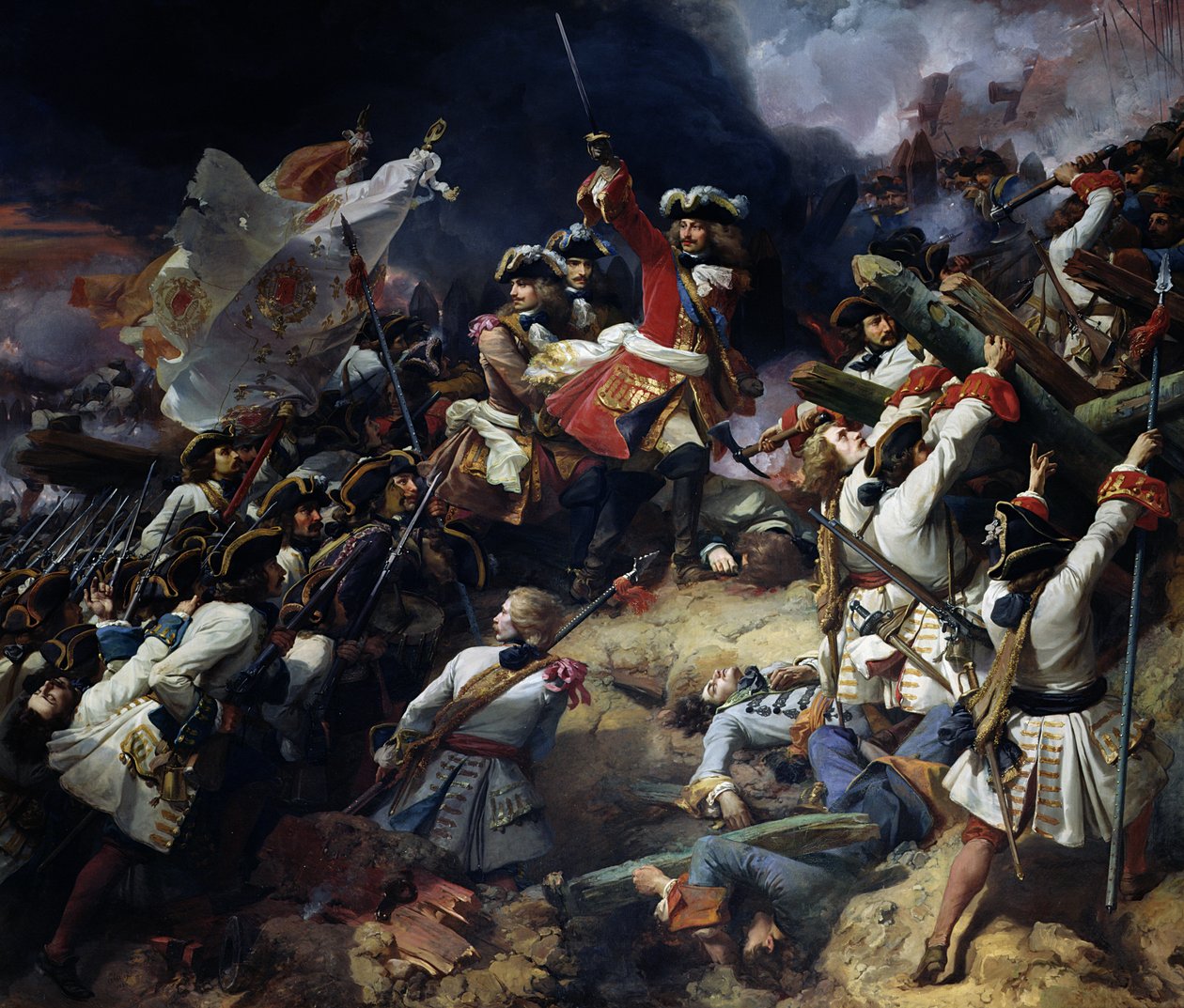 Battaglia di Denain, 24 luglio 1712, 1839 da Jean Alaux