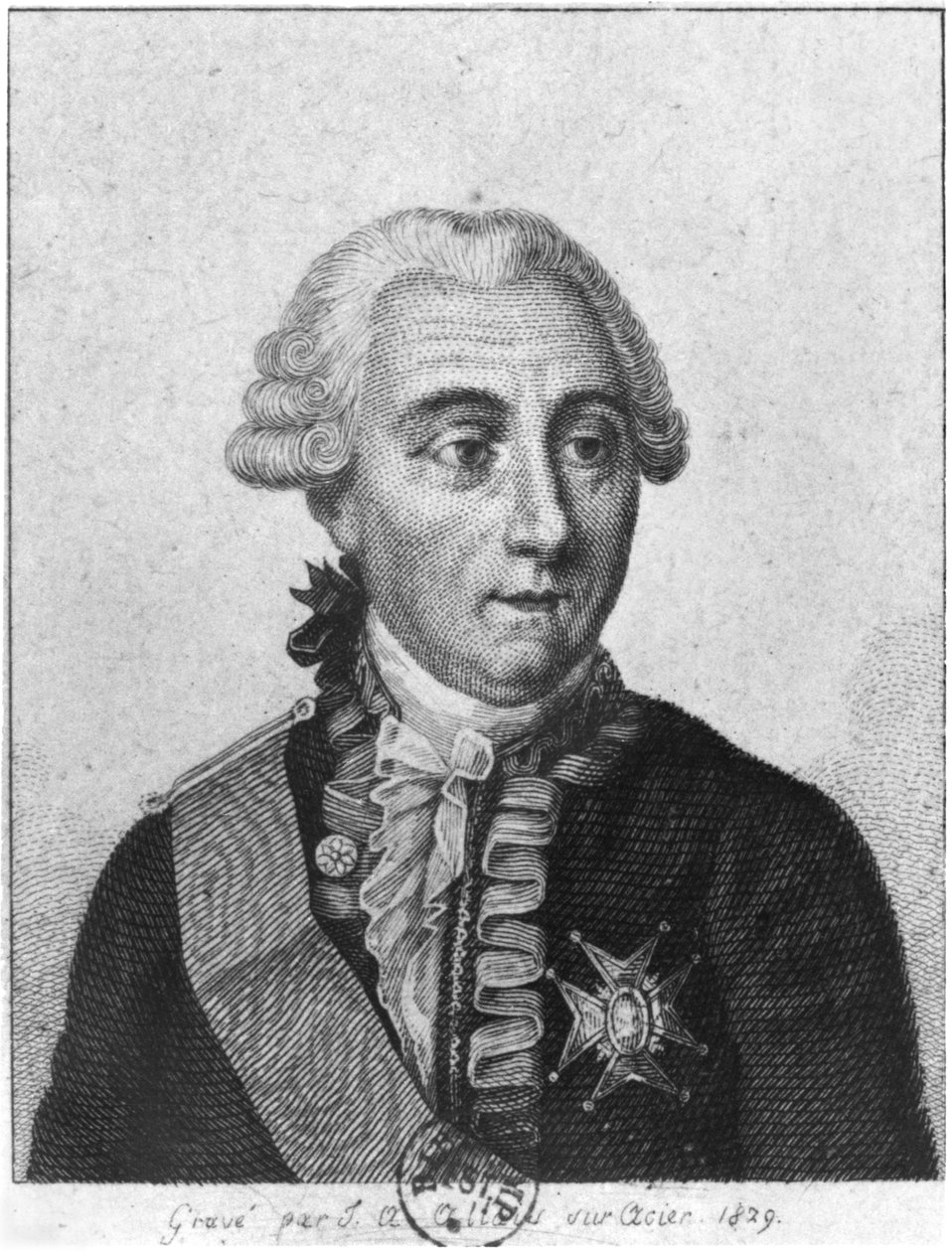 Conte Louis de Marbeuf (1712-86) 1829 da Jean Alexandre Allais