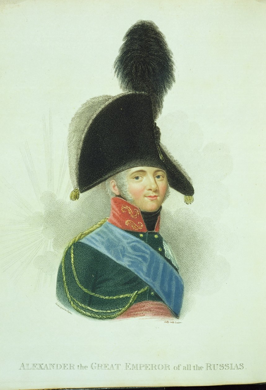 Alessandro (1777-1825) il Grande Imperatore di tutte le Russie da Jean Antoine Pinchon