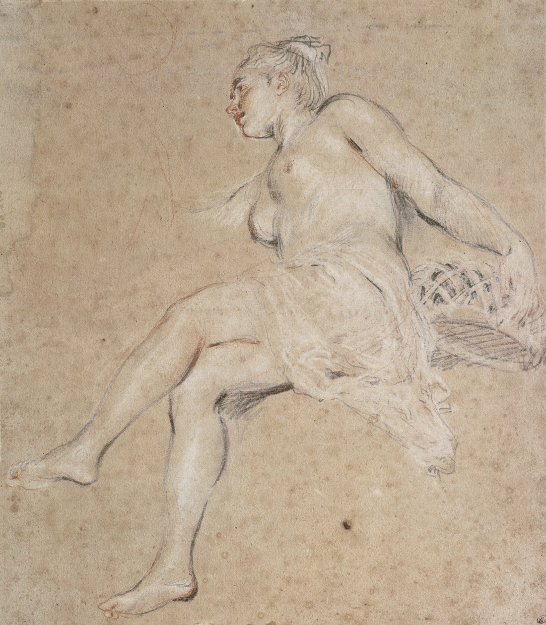 Flora, c.1716 da Jean Antoine Watteau